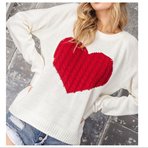 Favorite ❤️Heart pull over sweater
Soft comfy - Picture 2 of 5